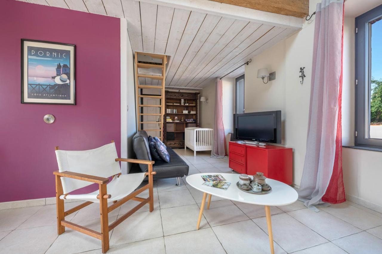 Longere Renovee A 500M Du Centre De Pornic Pour 4 Villa Exteriör bild